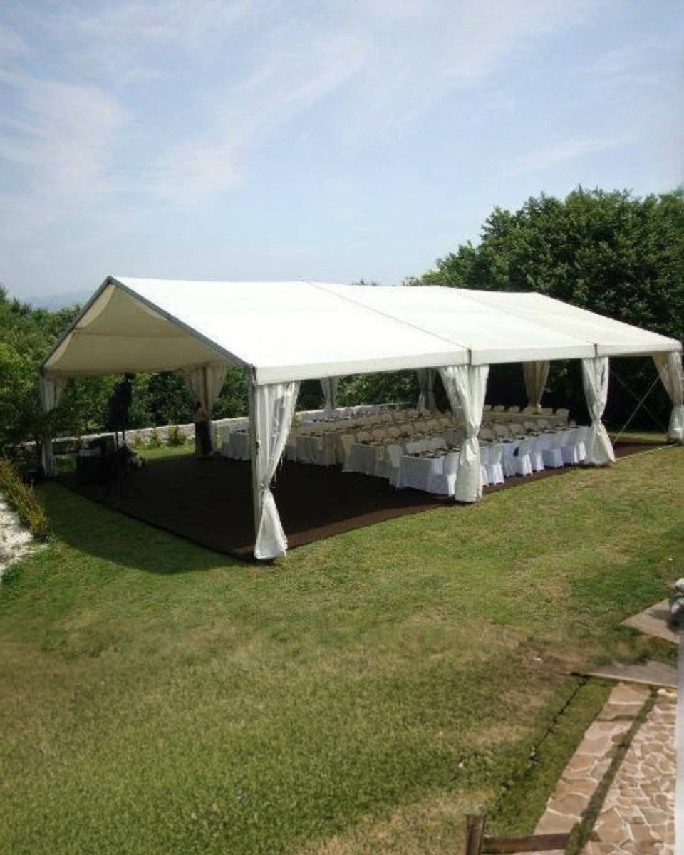 Carpa blanca para gran formato
